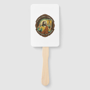 Jesus Expired Software Subscription Paywall Tech O Hand Fan