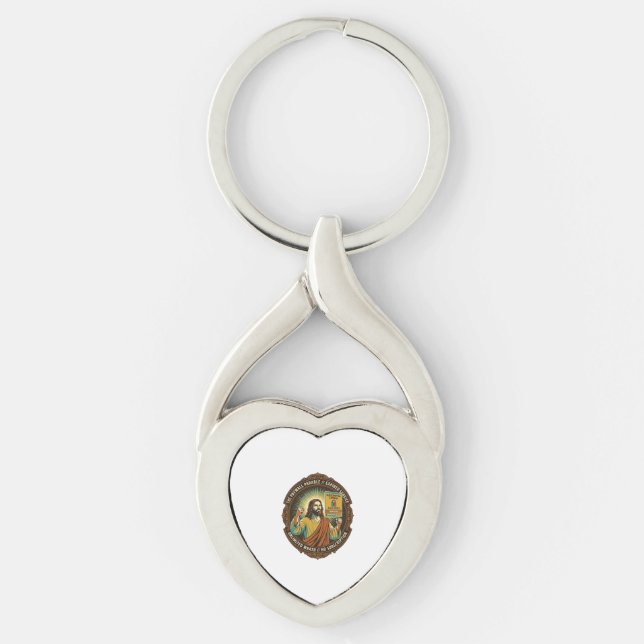 Jesus Expired Software Subscription Paywall Tech O Keychain (Front)