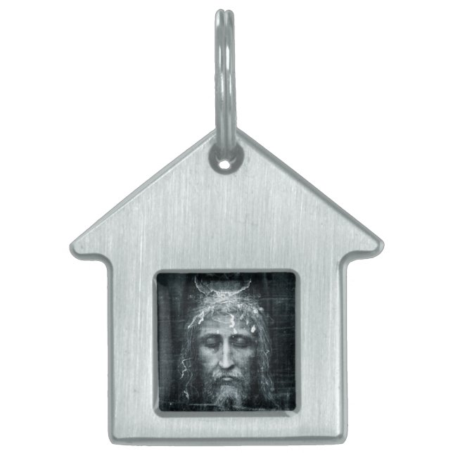 Jesus Face  Pet ID Tag (Front)