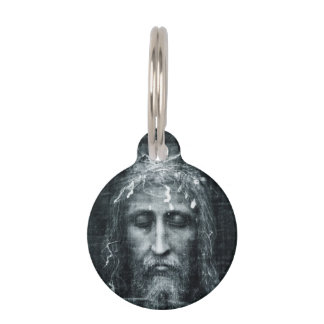 Jesus Face  Pet Tag