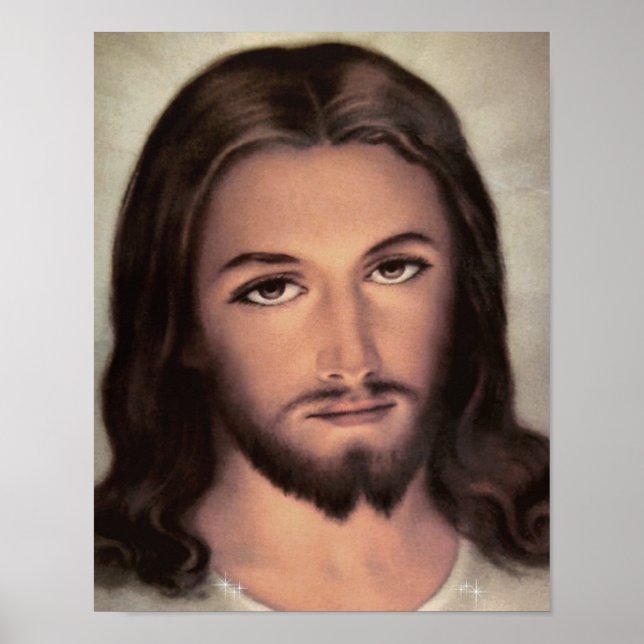 Jesus Face Poster (Front)