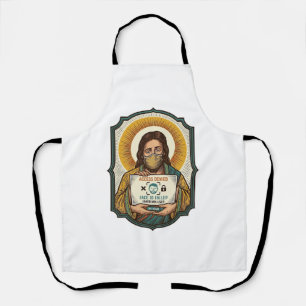 Jesus Failed Face Unlock Mask Recognition Tech Pho Apron