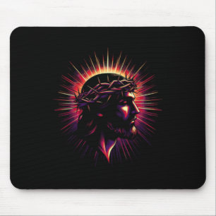 Jesus Faith Cross Christian Religious Bible Verse Mouse Pad