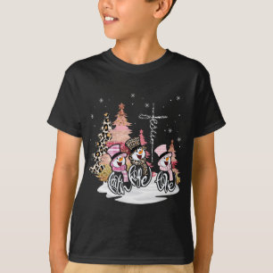 Jesus Faith Hope Love Snowman Funny Xmas For Chris T-Shirt
