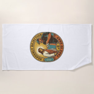 Jesus Fake ID Confiscated Angry Bouncer Club Party Beach Towel