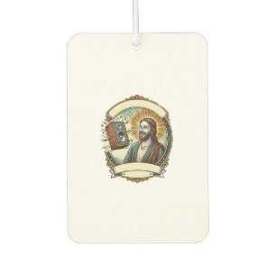 Jesus Fake Laughing Loud Club Cant Hear Party Humo Air Freshener
