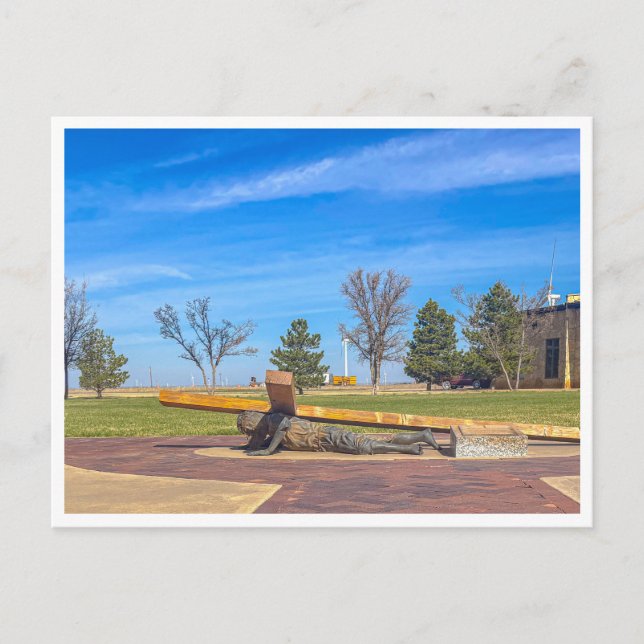 Jesus Falls the Third Time  Postcard (Front)