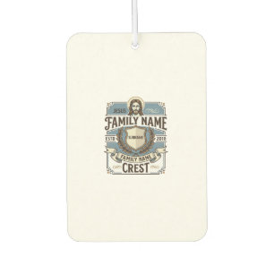Jesus Family Name Crest Jesus Family Name Crest Ch Air Freshener