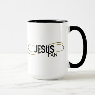 Jesus Fan With Swirl Coffee Mug