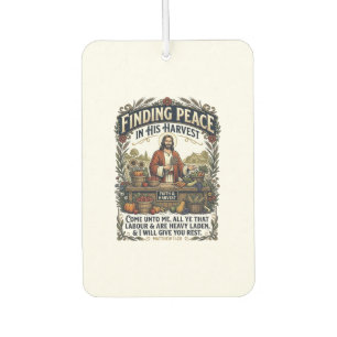 Jesus Farmers Market Handmade Food Graphic Tee Chr Air Freshener