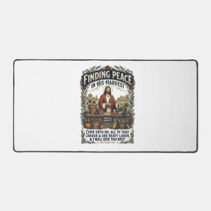 Jesus Farmers Market Handmade Food Graphic Tee Chr Desk Mat
