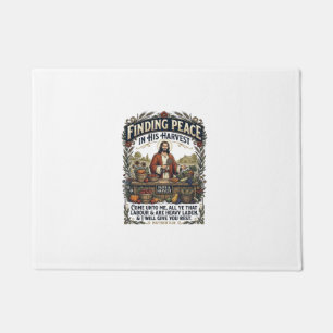 Jesus Farmers Market Handmade Food Graphic Tee Chr Doormat