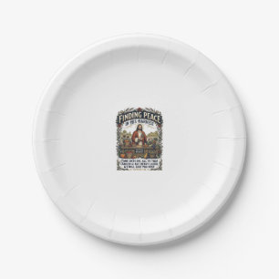 Jesus Farmers Market Handmade Food Graphic Tee Chr Paper Plate