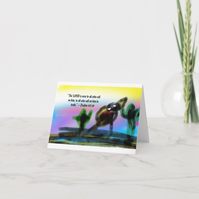 jesus find us  thank you card (Front)