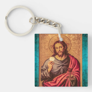 Jesus Fine art vintage Keychain