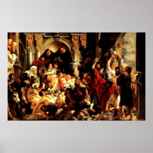 Jesus’ First Cleansing of the Temple (John 2:13) Poster