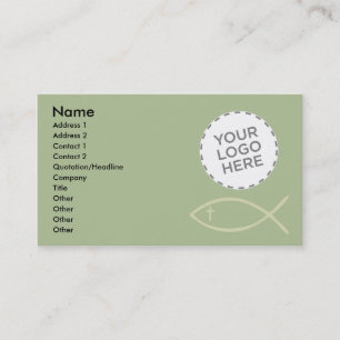 Jesus Fish Business Card