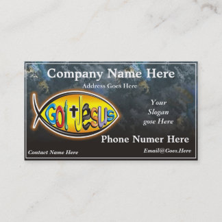 Jesus Fish Business Card
