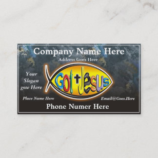 Jesus Fish Business Card - Customized
