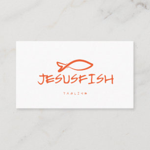 Jesus FISH business card template