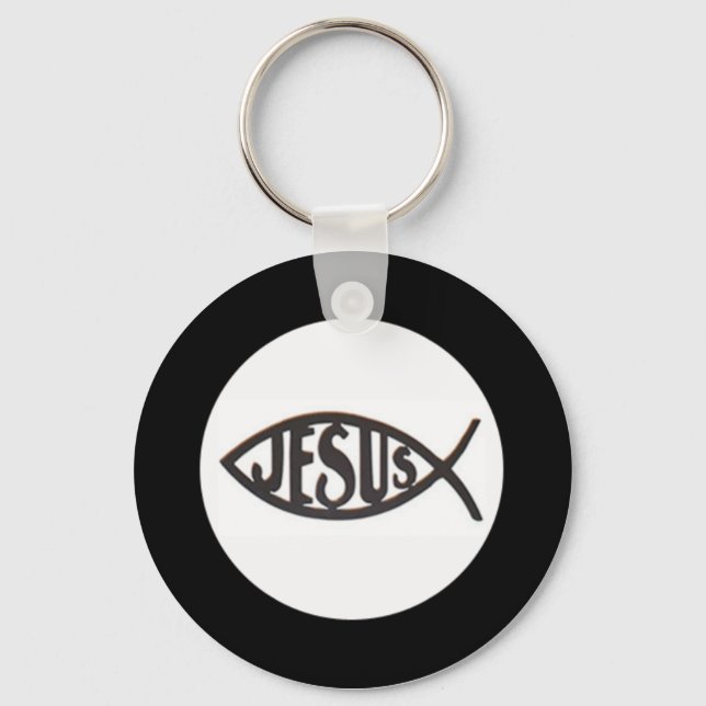 Jesus Fish Keychain (Front)