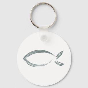 Jesus fish keychain