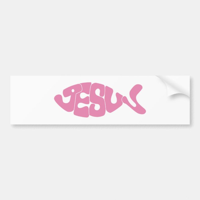 Jesus Fish Sticker (Front)