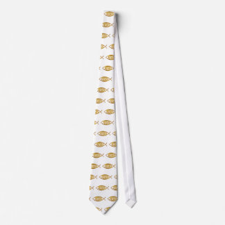 Jesus fish symbol christian gift tie