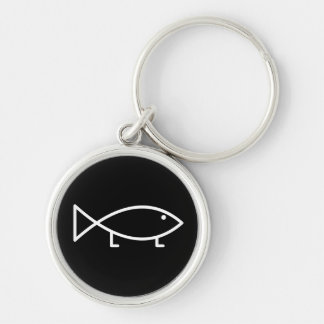 Jesus Fish with Legs - Keychain