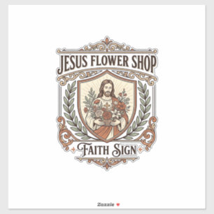 Jesus Flower Shop Faith Sign Jesus Flower Shop Sig