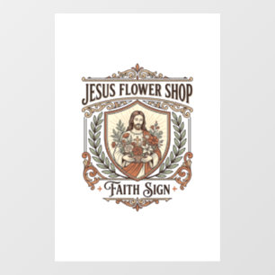 Jesus Flower Shop Faith Sign Jesus Flower Shop Sig
