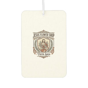 Jesus Flower Shop Faith Sign Jesus Flower Shop Sig Air Freshener
