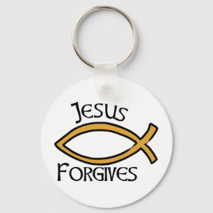 Jesus Forgives Keychain