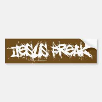 Jesus Freak Bumper Sticker