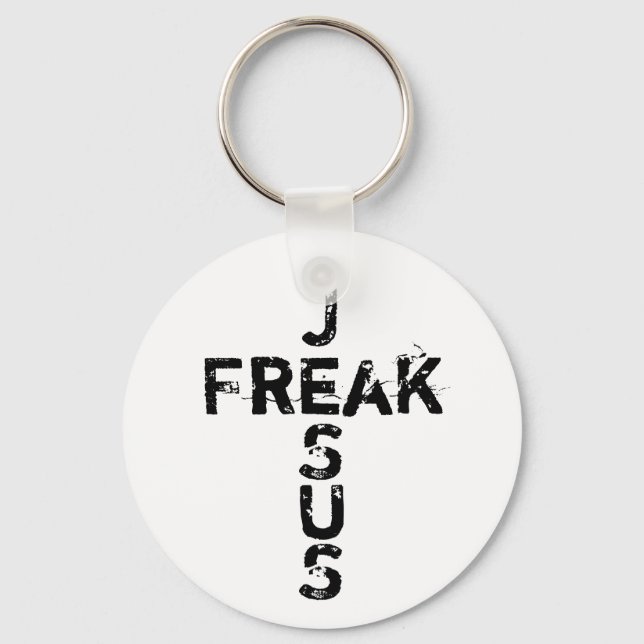 Jesus Freak - Cross Keychain (Front)