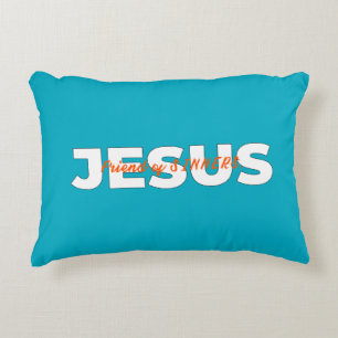 JESUS. Friend of SINNERS. Accent Pillow