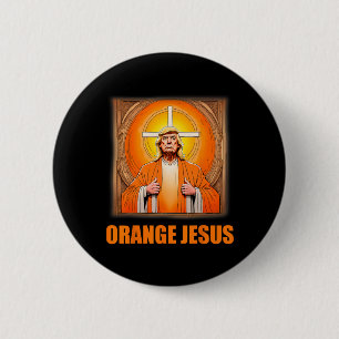 Jesus Funny Trump 1  2 Inch Round Button