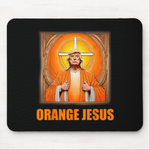 Jesus Funny Trump 1  Mouse Pad