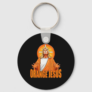 Jesus Funny Trump Keychain