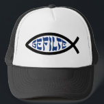 Jesus Gefilte Fish - Jewish Passover Humour Trucker Hat<br><div class="desc">Funny Jewish Humour Gefilte Fish T-Shirts & Gifts For Chanukah, Passover, or any Jewish Holiday.</div>