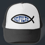Jesus Gefilte Fish - Jewish Passover Humour Trucker Hat<br><div class="desc">Funny Jewish Humour Gefilte Fish T-Shirts & Gifts For Chanukah, Passover, or any Jewish Holiday.</div>