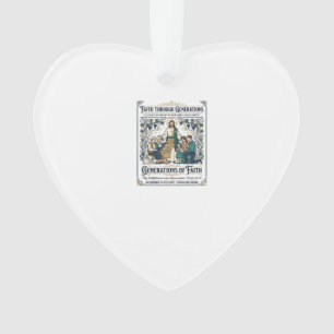 Jesus Genealogy Family Tree Shirt Faith Based Desi Ornament