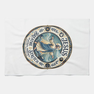 Jesus Gentle Movement Wellness Shirt Faith Based D Kitchen Towel