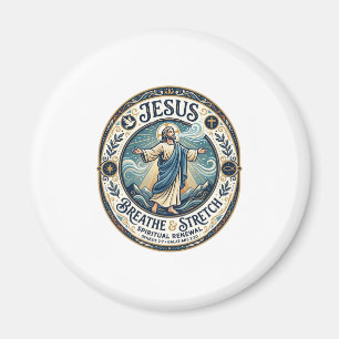 Jesus Gentle Movement Wellness Shirt Faith Based D Magnet