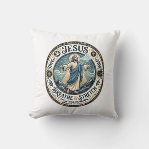 Jesus Gentle Movement Wellness Shirt Faith Based D Throw Pillow