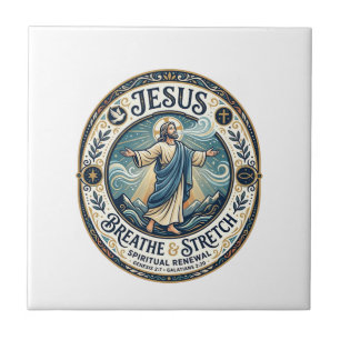 Jesus Gentle Movement Wellness Shirt Faith Based D Tile