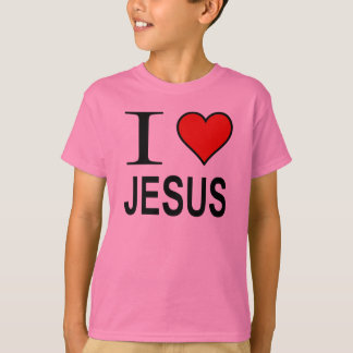 Jesus gifts I love Jesus on Organic shirt