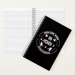 Jesus Girl and Acro dance Girl Funny Notebook