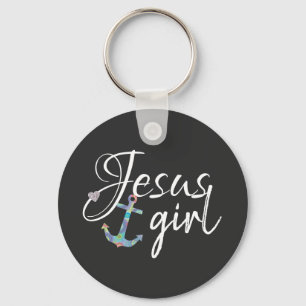 Jesus Girl Keychain