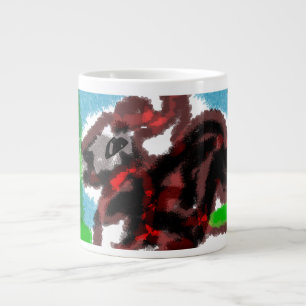 Jesus give love and strength, large coffee mug